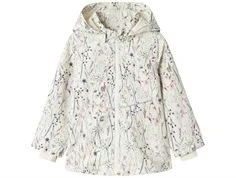 Name It overgangsjakke råhvid blomstret